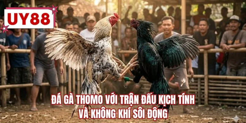 Đá gà Thomo với trận đấu kịch tính và không khí sôi động